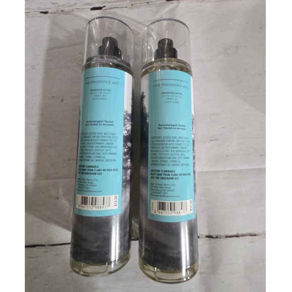 NEW! Bath & Body Works Misty Morning Body Care Fragrance Mist Set 2pcs - Picture 2 of 2